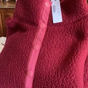 JCrew polartec snap pullover NWT in plastic wrap